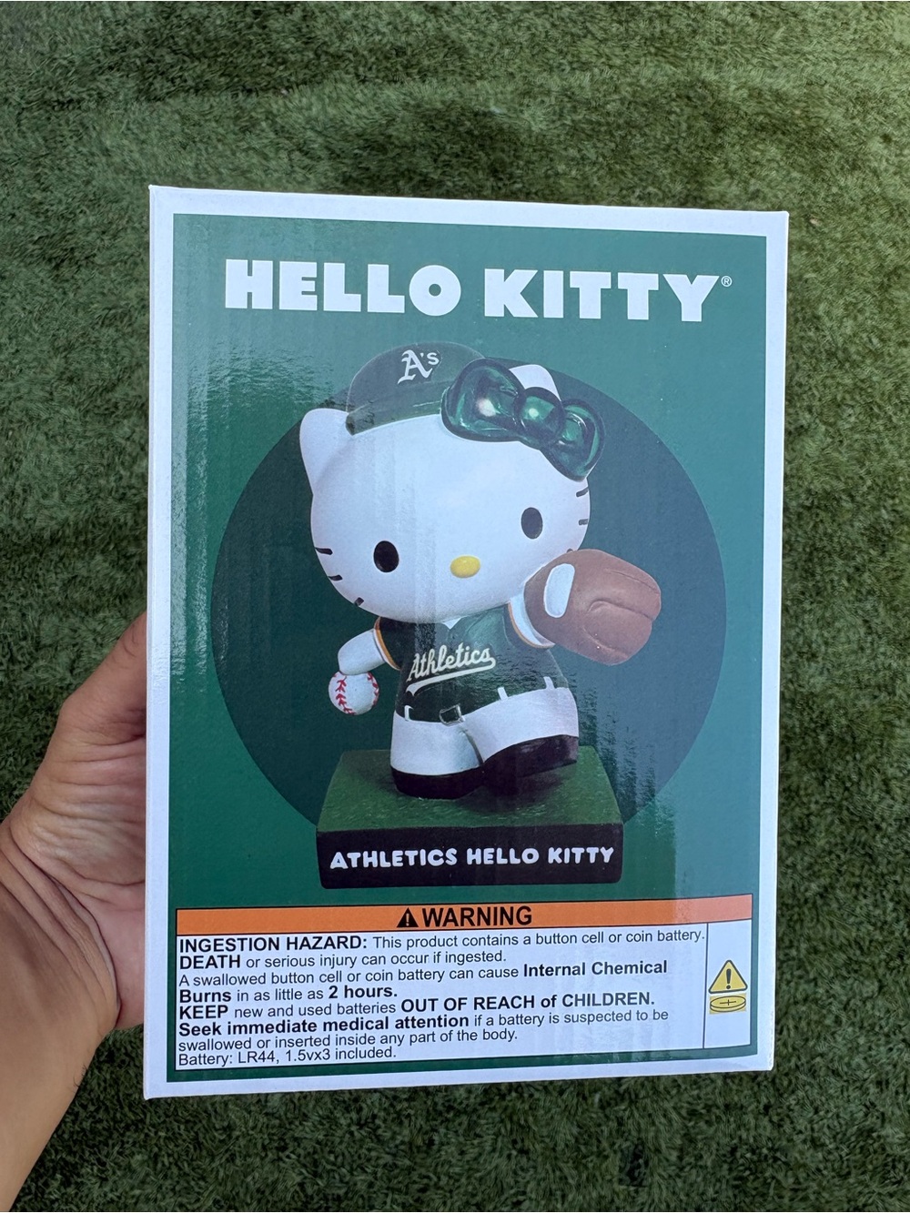 Sanrio Hello Kitty Sacramento Athletics Figure - Green White Brown 5-1-26 sga